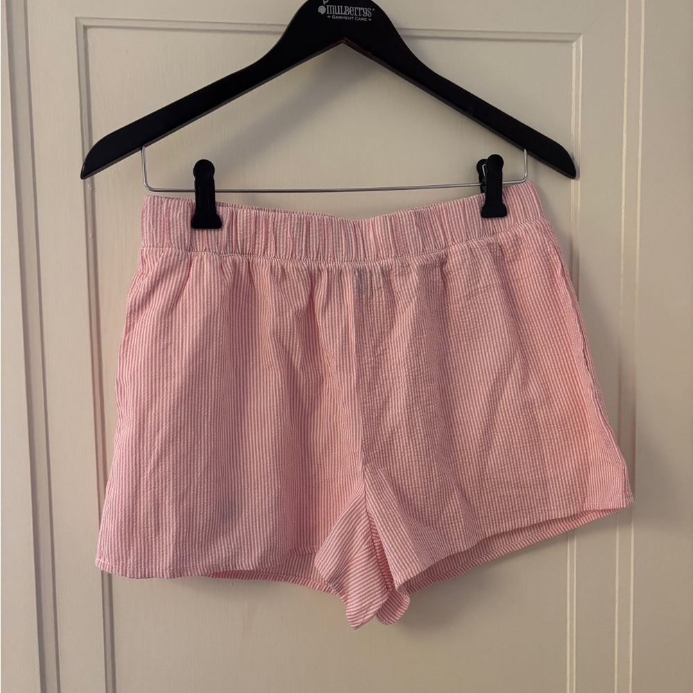 Pacsun Pink Striped Shorts